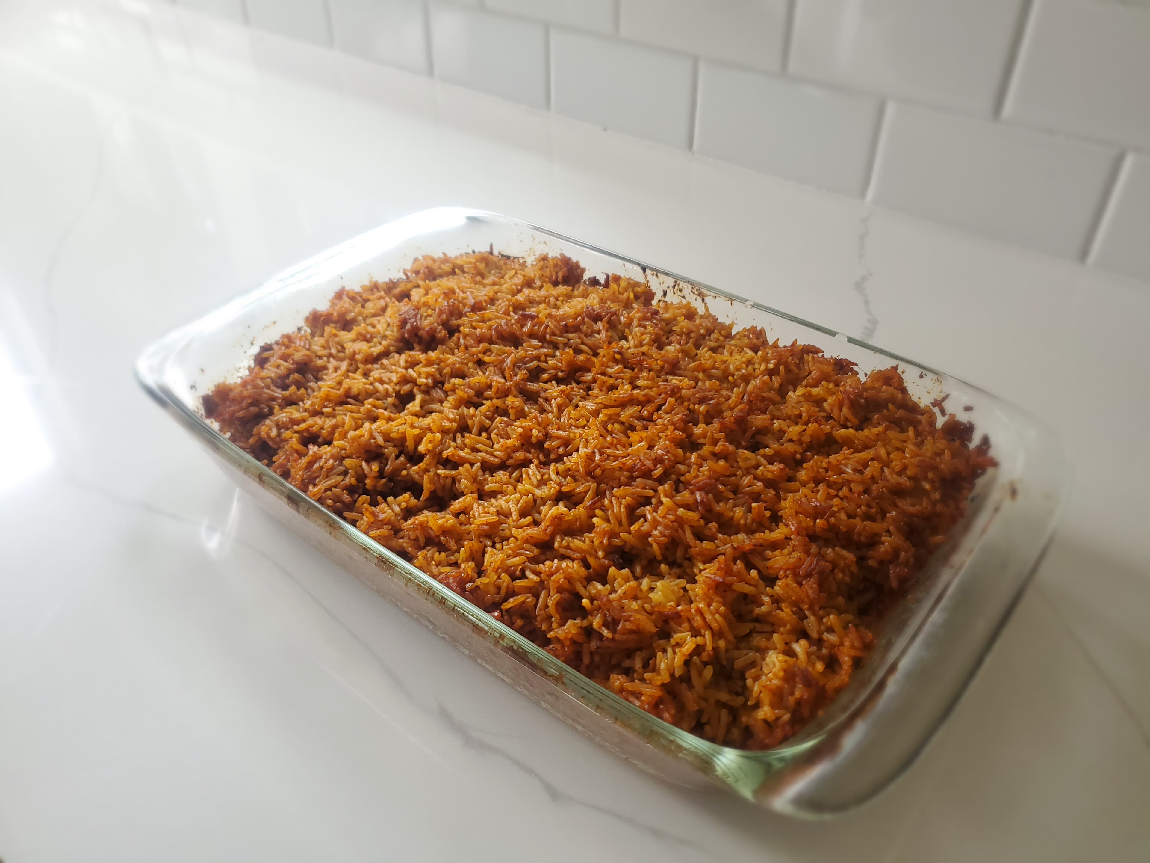 Oven Baked Jollof Rice